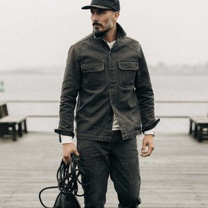 Taylor Stitch Shop Shirt in Soil Chipped Canvas, Medium, 40